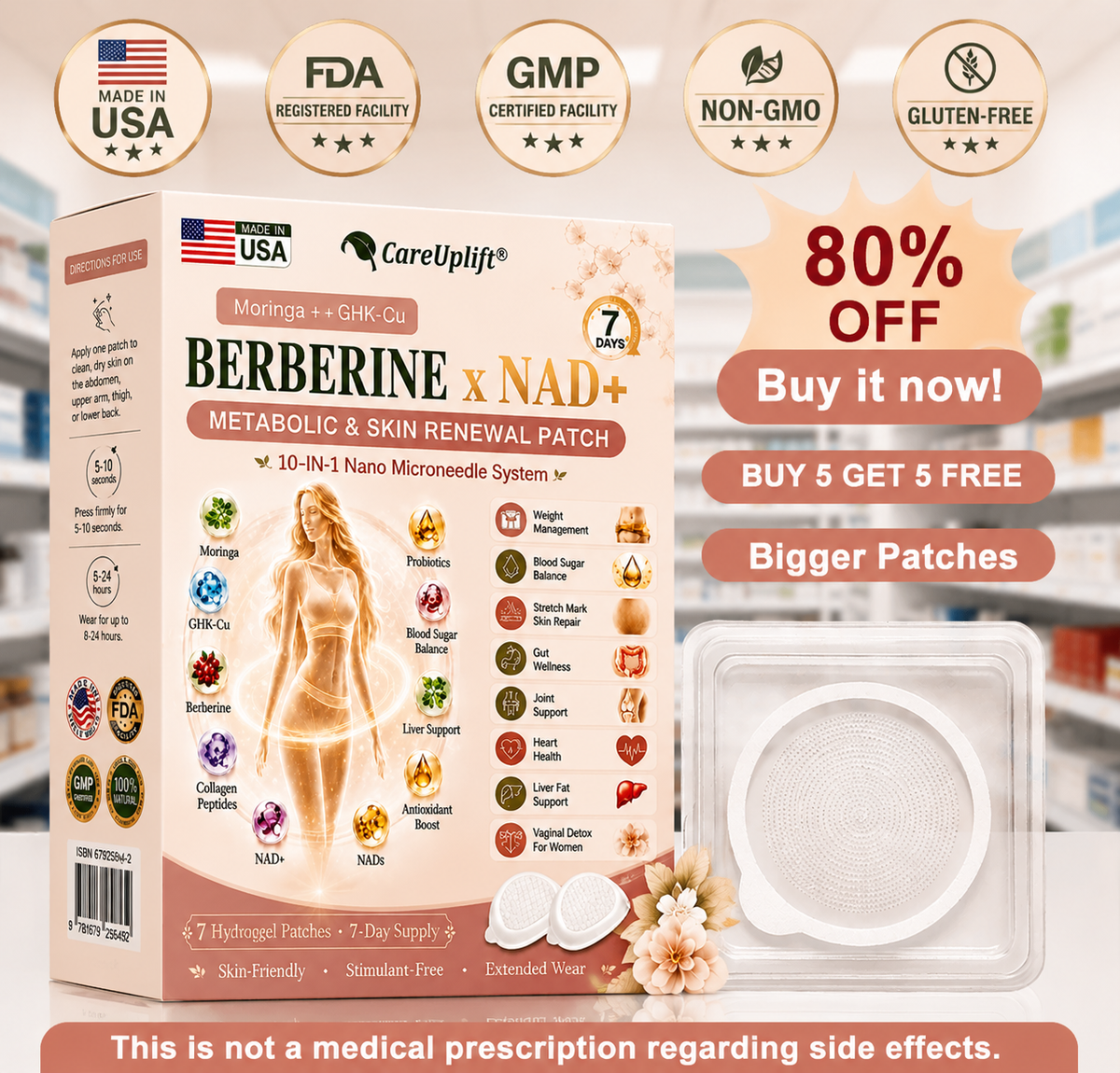 ⏰⏰ Congratulations! You’ve unlocked an exclusive 𝐂𝐚𝐫𝐞𝐔𝐩𝐥𝐢𝐟𝐭® offer! An extra 80% OFF has been applied just for you today! Click below to claim it now — this special deal won’t last long! ⏰